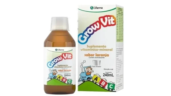 GROW VIT LIQ LARANJA 240ML